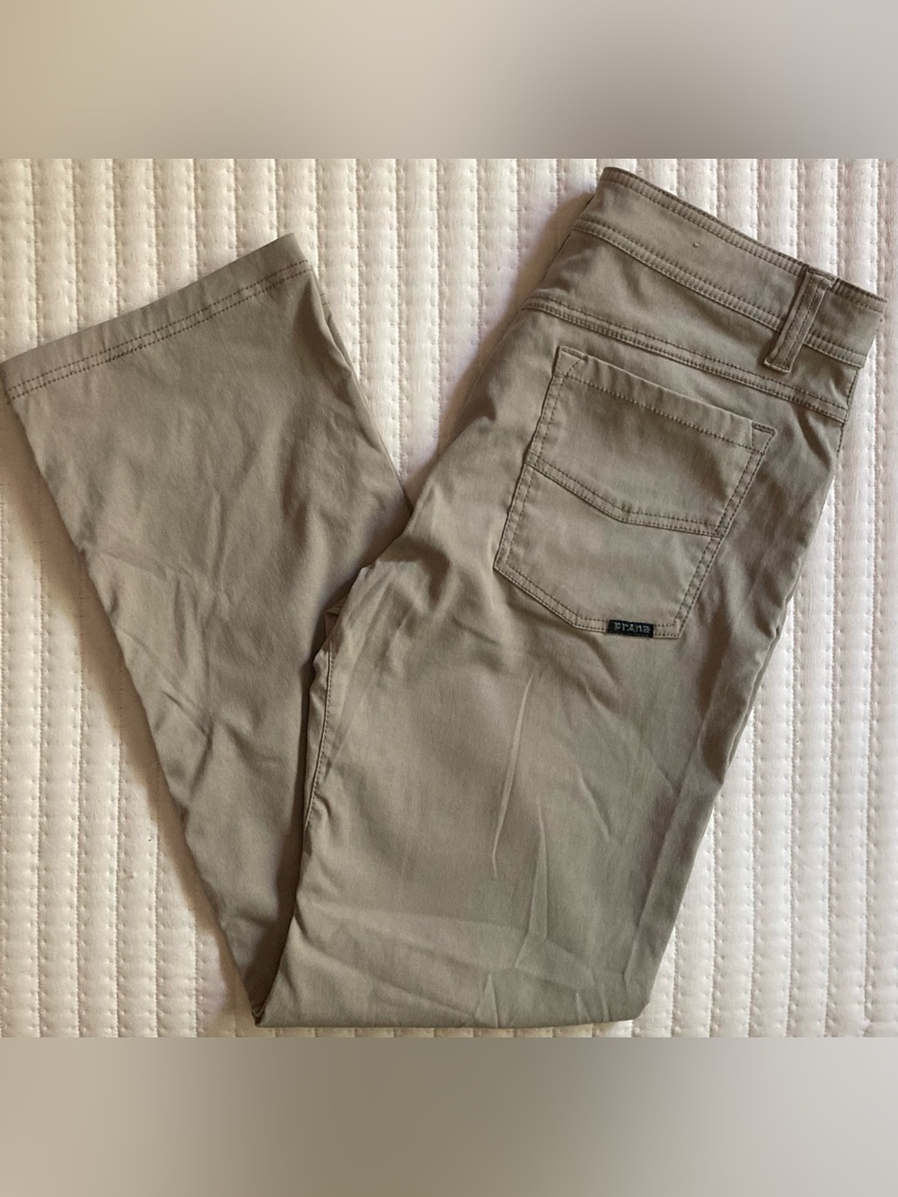 Prana Brion Khaki Pants Men’s 32x30 Nylon Stretch Slim Fit Hiking M4BN30312